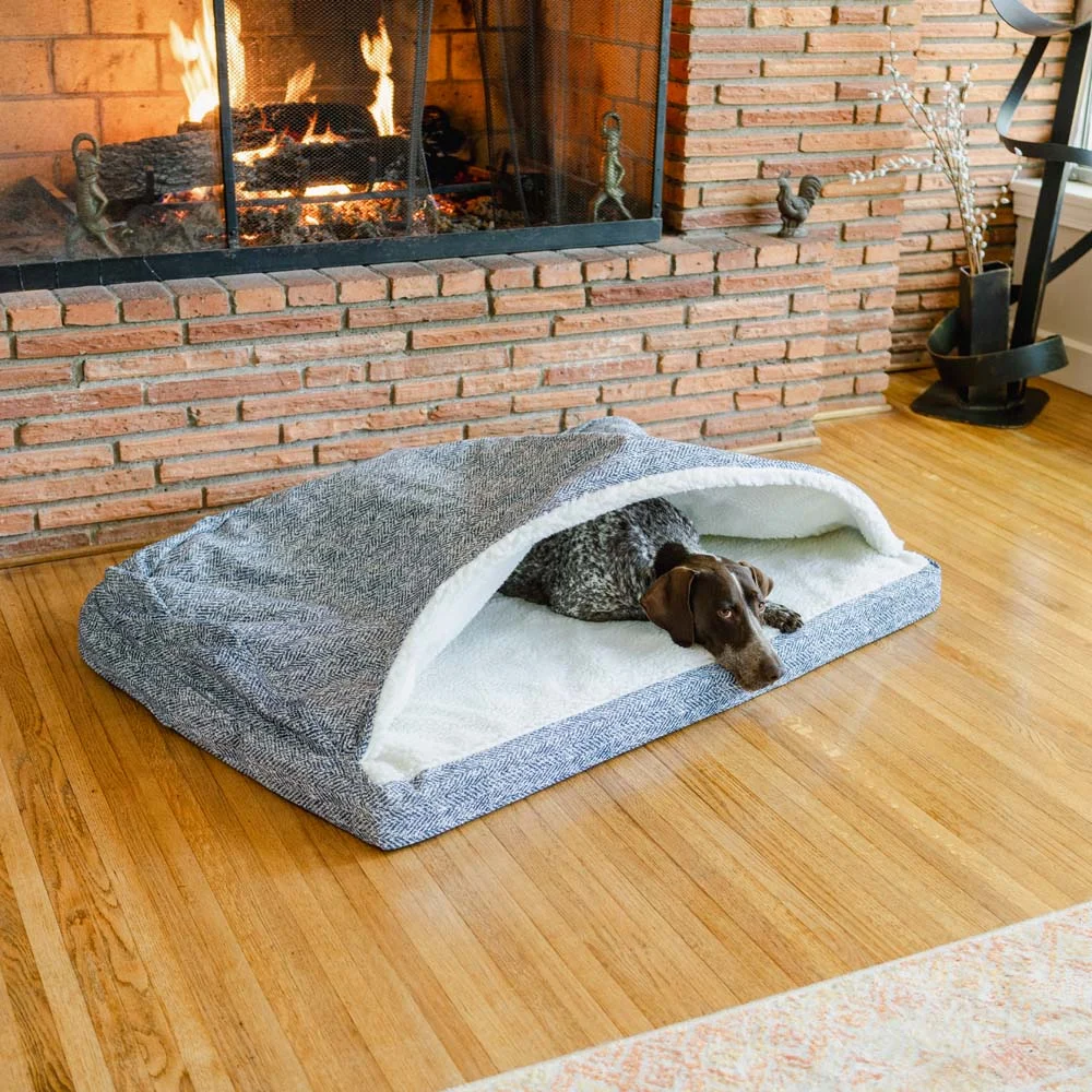 Orthopedic Luxury Cozy Cave® Rectangle Dog Bed – Show Dog Collection