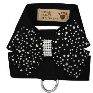 Susan Lanci Silver Stardust Nouveau Bow Tinkie Harnesses in Many Colors
