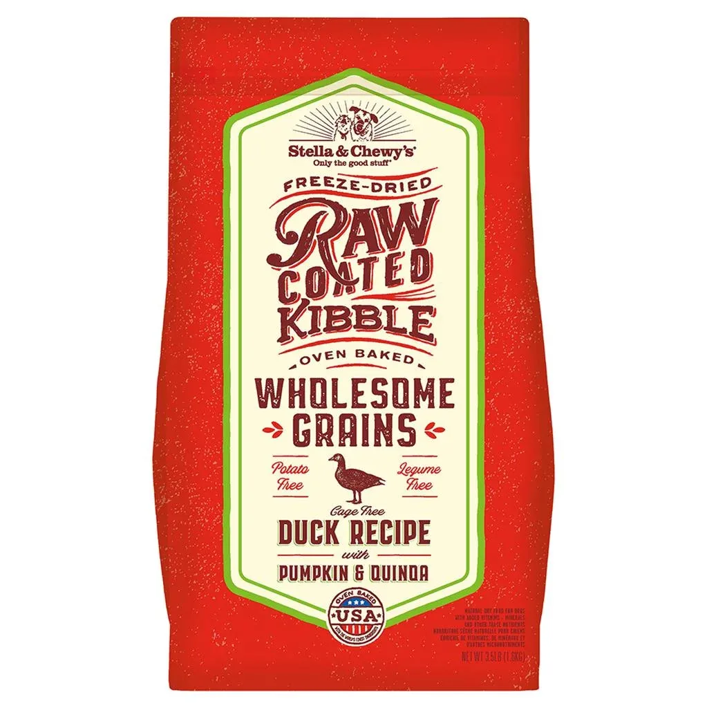 Stella & Chewy's Raw Coated Wholesome Duck Dry Dog Food - 3.5 lbs