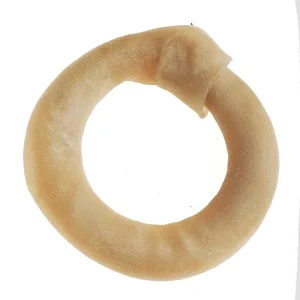 Tasman's Natural Pet Elk Rawhide 5" - 6" Medium Elk Ring Dog Natural Chews - 1 - Pack