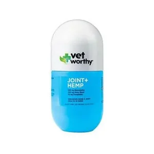 Vet Worthy Hemp Joint Soft Chew Chewable Dog Supplements - 30 ct Capsule Bottle