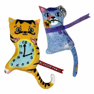 KONG Artz Dali/van Gogh Cat Toy, 2-Count