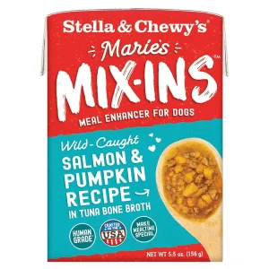 Stella & Chewy's Marie's Mix Salmon and Pumpkin Canned Dog Food - 5.5 Oz - Case of 12