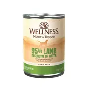 Wellness 95% Lamb Grain Free Canned Dog Food Mixer or Topper