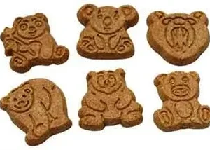 Wet Noses Treats Howlin' Goodies Apple Cinnamon Bears BULK Crunchy Dog Treats - Case of 10 lb
