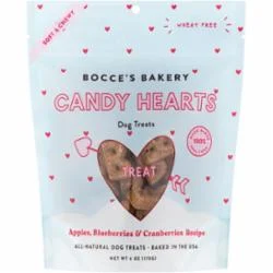 Bocce's Bakery Dog CANDY HEARTS Chewy Dog Treats - 6 Oz