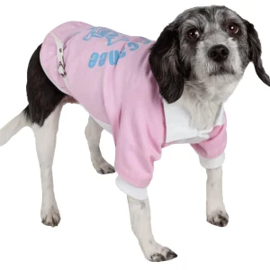 Pet Life ® 'Varsity-Barkcity' Buckled Collared Dog Coat Jacket