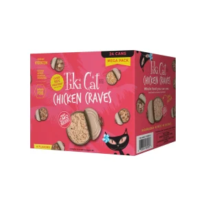 Tiki Cat Chicken Craves 8 Flavor Variety Shredded Cat Food