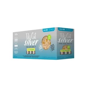 Tiki Cat Silver Shredded Wet Cat Food for Senior Cats
