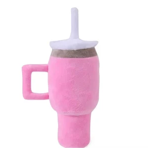 Talking Dog Club Tumbler Plush Toy For Dogs (Pink)
