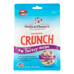 Stella & Chewy's Carnivore Crunchy Turkey Freeze Dried Dog Treats - 3.25 Oz