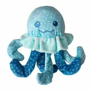 SnugArooz Jelly the Fish Plush Dog Toy 8 in