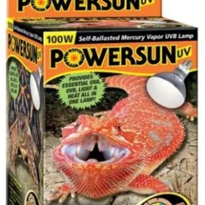 Zoo Med Laboratories 100 Watt Powersun® UV Self-Ballasted Mercury Vapor Lamp