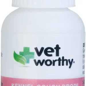 Vet Worthy Kennel Cough Cat and Dog Supplement - .5 oz Liquid Bottle
