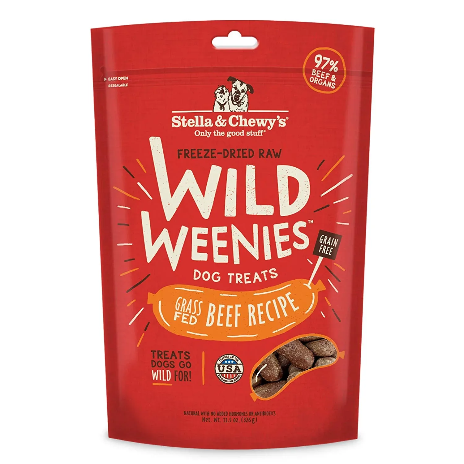 Stella & Chewy's Weenie Beef Freeze Dried Dog Treats - 11.5 Oz