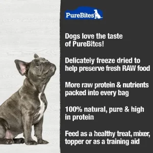 Purebites Cheddar Cheese Freeze-Dried Dog Treats - 8.2 oz Bag