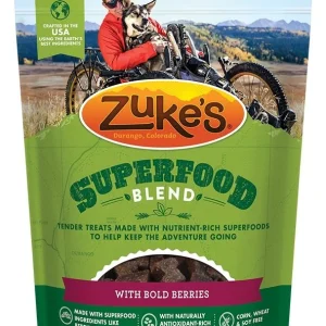 Zuke's All Natural Superfoods Bold Berries Soft and Chewy Dog Treats - 6 oz Bag