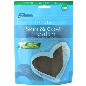 Get Naked Grain-Free Dog Chewy Stick Skin and Coat - Large - 6.6 Oz