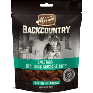 Merrick Treats Game Bird Real Duck Sausage Cuts Natural Dog Chews - 5 oz Bag