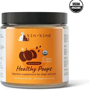 KIN + KIND Raw Superfood Supplements Healthy Poops Cat and Dog - 4 oz Jar