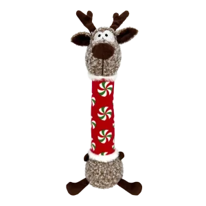 Kong Shakers Luvs Reindeer Toy for Dogs (Red & Green)