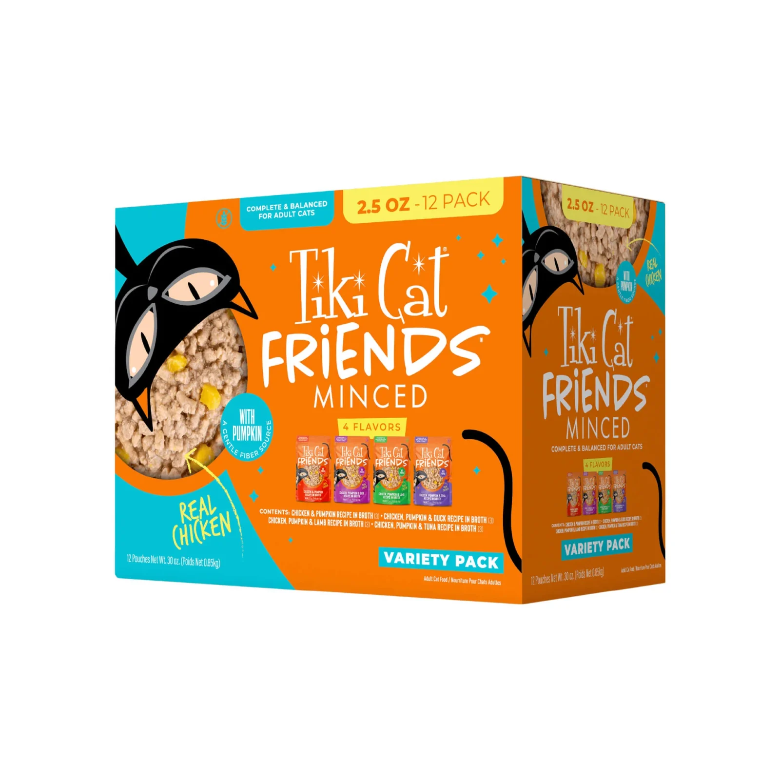 Tiki Cat Friends Grain & Potato Free Minced Wet Cat Food Pouches - Image 2