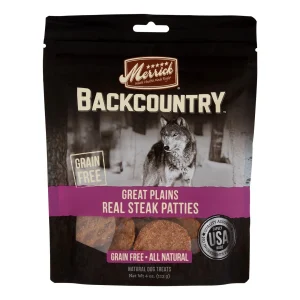 Merrick Treats Great Plains Steak Patties Natural Dog Chews - 4 oz Bag
