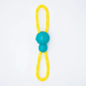 Zippy Paws ZippyTuff Monkey RopeTugz Plush Toy for Dogs (Teal)
