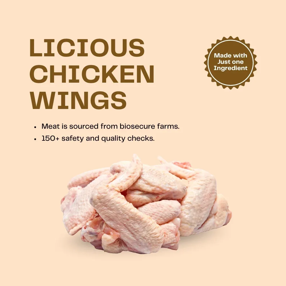 Pawfectly Made By Licious Dehydrated Chicken Wings Jerky Dog Treat - Image 2