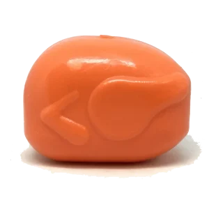 MKB Roasted Turkey Durable Rubber Chew Dog Toy & Treat Dispenser