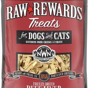 Northwest Naturals Freeze Dried Beef Liver Treat Freeze-Dried Cat and Dog Treats - 3 oz Bag