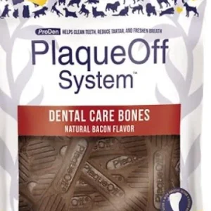 Proden Plaqueoff Natural Bacon Dog Dental Chews - 17 oz Bag