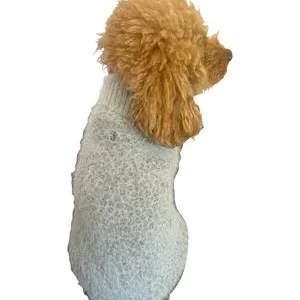 Baby Cheetah Furry Sweater in Gray