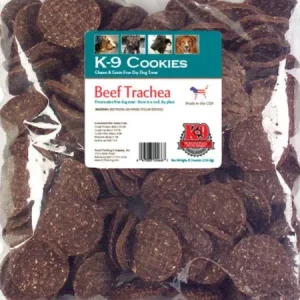 K-9 Kraving Treats Canine Cookies Beef Trachea Baked Dog Treats - 8 oz Bag