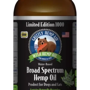 Grizzley Pet Products Grizzly Hemp Aid Limited Edition 1000mg Dog and Cat Supplement - 8 oz