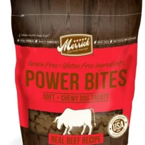 Merrick Treats Real Texas Beef Recipe Soft and Chewy Dog Treats - 6 oz Bag