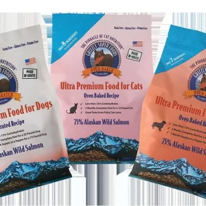 Grizzley Pet Products Grain-Free Grizzly Super Foods Oven Baked Salmon Dry Dog Food - 3 lb Cat