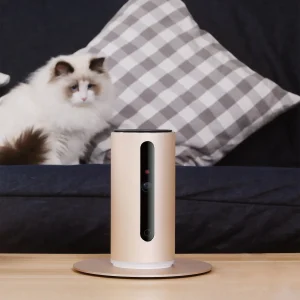 PETKIT ® 'MATE' WIFI Enabled Night Vision Smart Video Pet Cat Dog Monitor w/ Dual Communication Cababilities and 720HD Rotational Camera