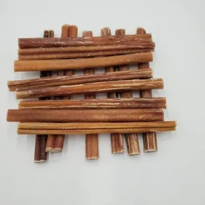 Tickled Pet Low Odor Bully Sticks 12" Dog Bully Sticks - 8 oz Bag