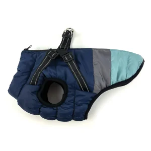 Go Walk Dark Blue Trio Harness Dog Coat
