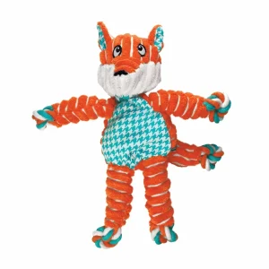 KONG Floppy Knots Fox Dog Rope Dog Toy, SMALL/MEDIUM