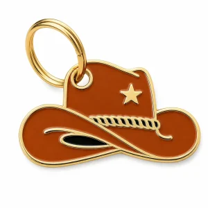 Cowboy Hat Pet ID Tag