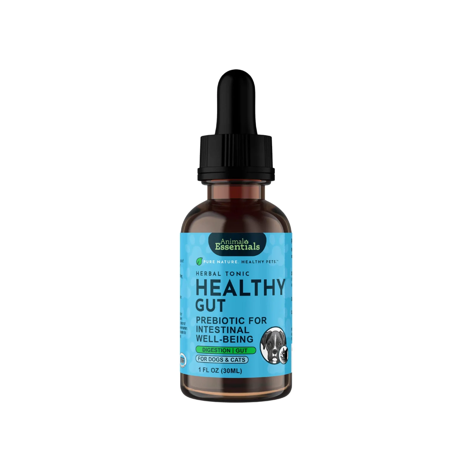 Animal Essentials Healthy Gut Herbal Prebioitc Liquid for Dogs & Cats