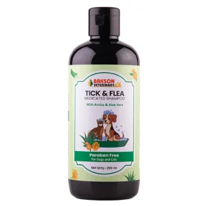 Bakson Tick & Flea Shampoo for Dogs & Cats