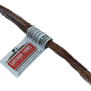 Superior Farms Pet USA 9" Beef Pizzle Dog Natural Chews - Case of 35