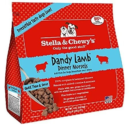 Stella & Chewy's Frozen Dog Food Dinner Morsels Lamb - 4 lbs