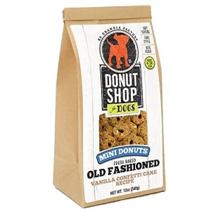 K9 Granola Mini Donuts Apple Cider & Cinnamon Baked Dog Treats - 12oz