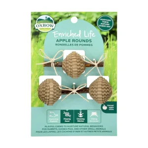Oxbow Enriched Life Apple Rounds - pack of 3 (6 count)