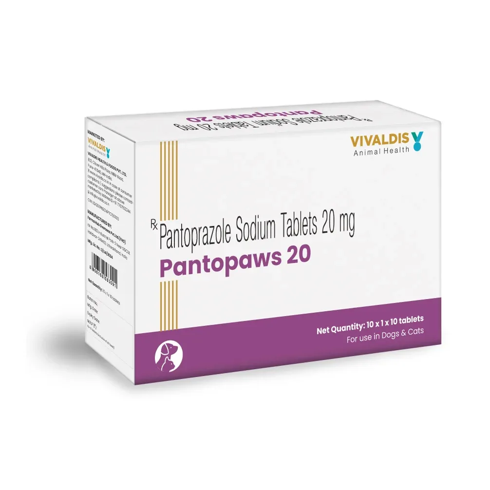 Vivaldis Pantopaws Pantoprazole 20mg Tablet for Dogs and Cats - Image 2