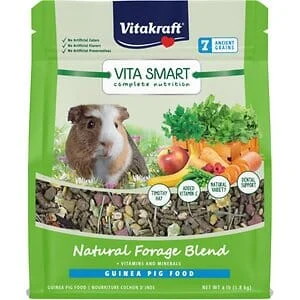Vitakraft Vita Smart Complete Nutrition Natural Forage Blend Guinea Pig Small Animal Food